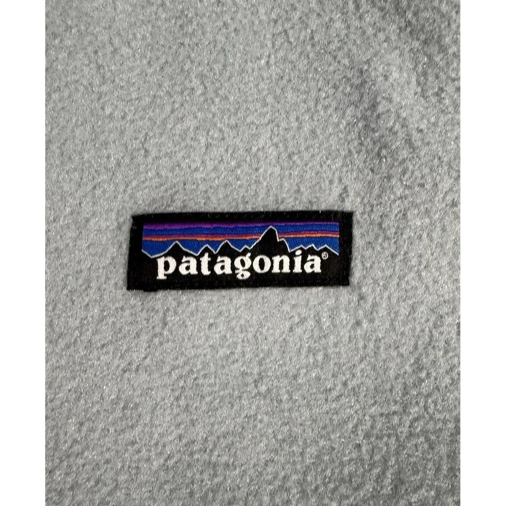 Patagonia Womens Full Zip Classic Microdini Fleece Vest Seafoam Green Small EUC - Picture 4 of 5